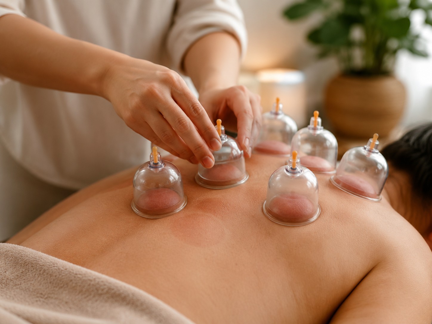 Cupping therapy treatment