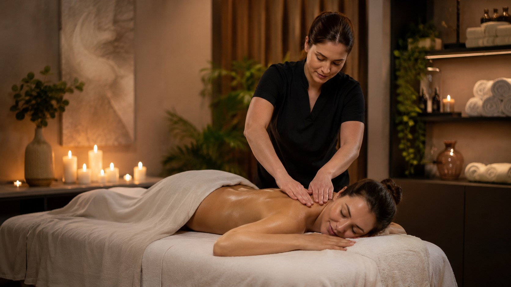 Deep tissue massage treatment