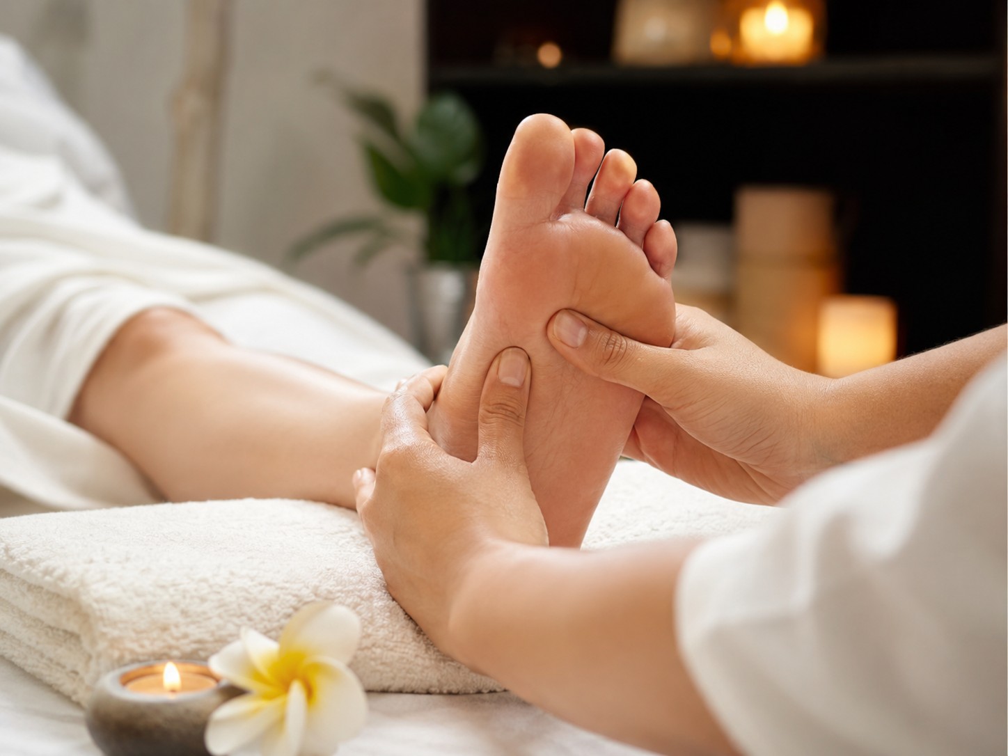 Reflexology foot massage